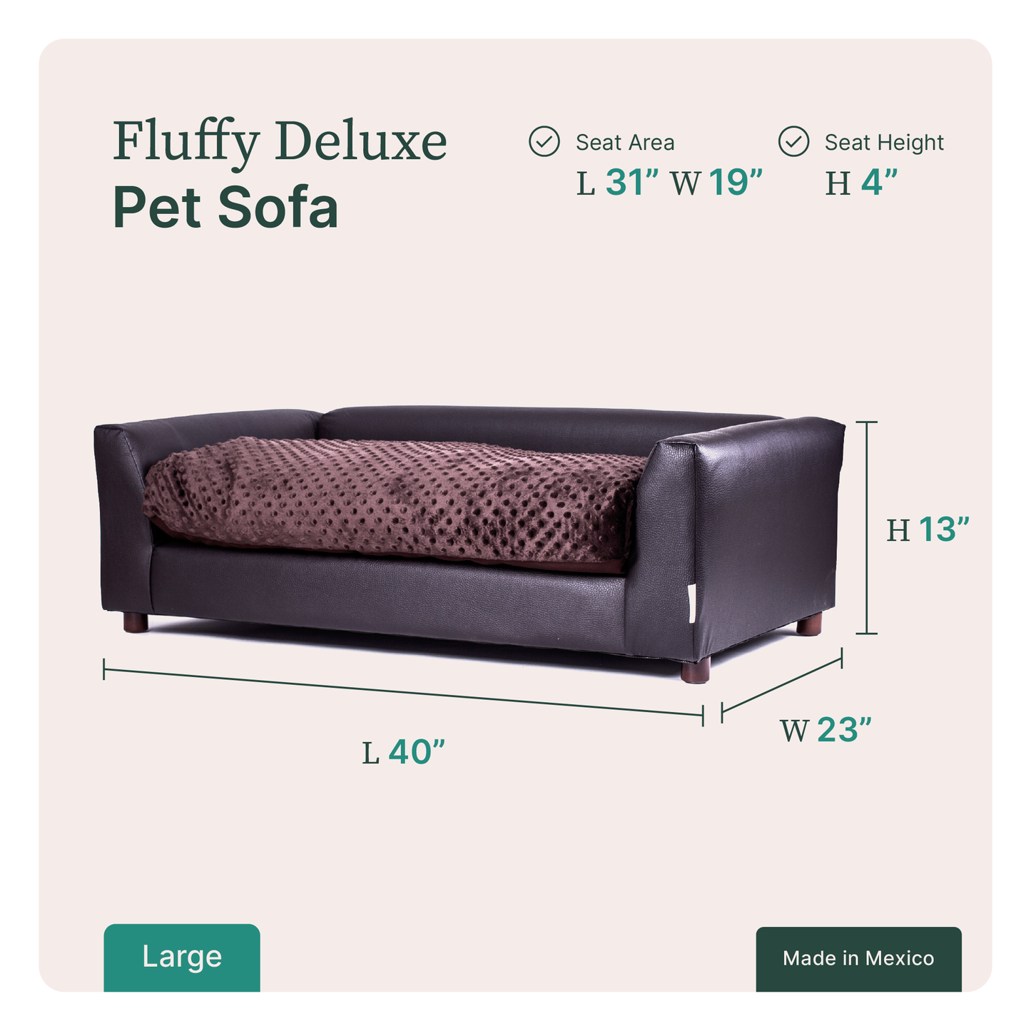 Personalized Fluffy Pet Bed