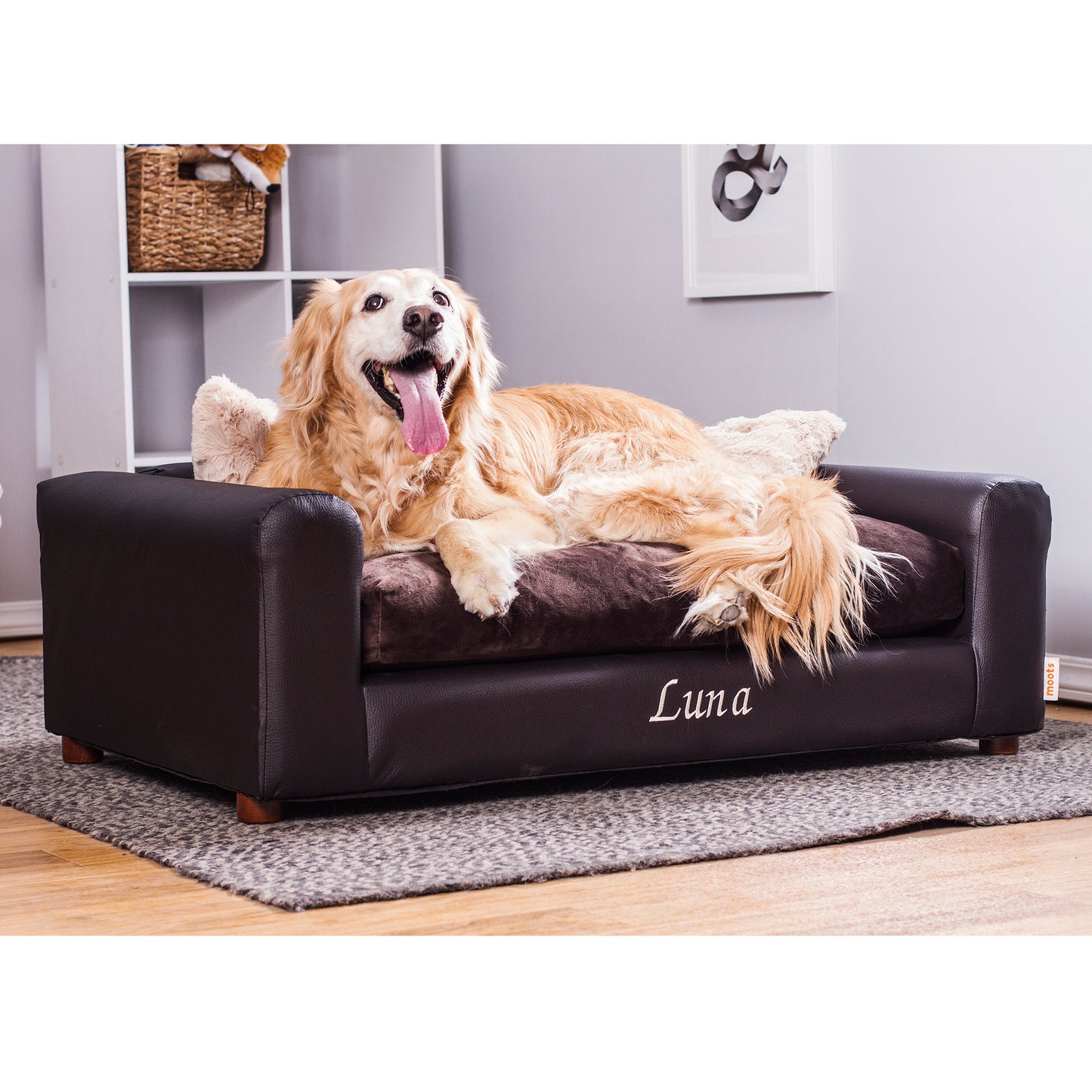 Personalized Leatherette Pet Bed