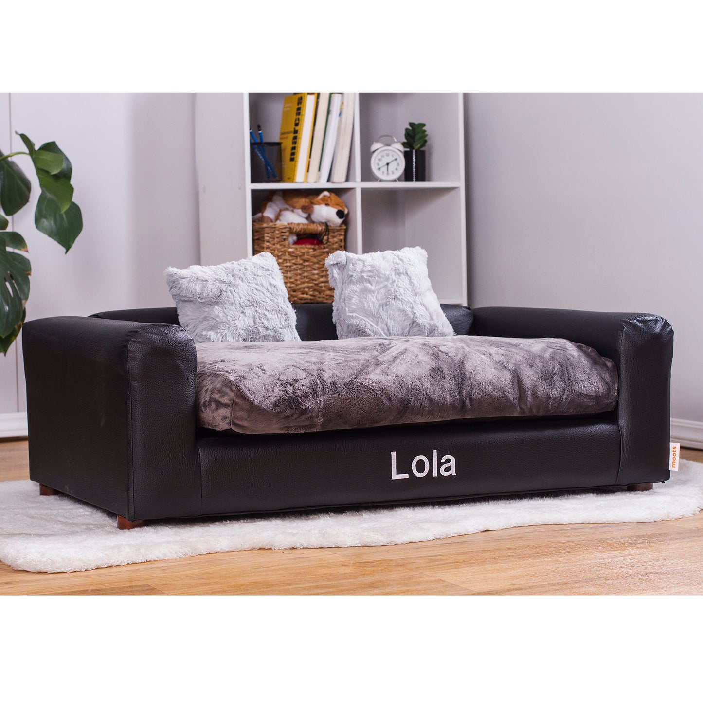 Personalized Leatherette Pet Bed