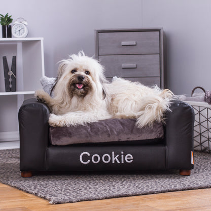Personalized Leatherette Pet Bed