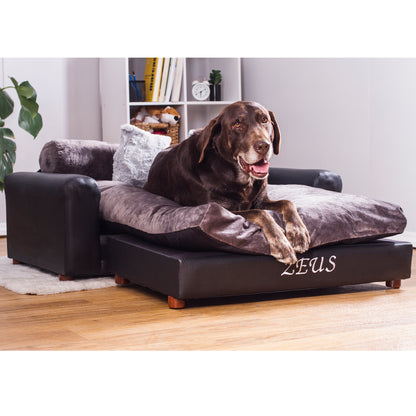 Personalized Leatherette Pet Bed